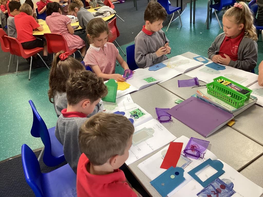 children in lesson